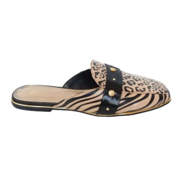 Disney Call It Spring Mule Size 6.5 M Purple Priderock Vegan Animal Print - Picture 2 of 10